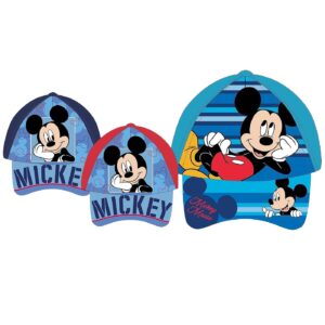 Καπέλο Παιδικό Τζόκευ Μπλε Mickey Disney - Τυχαίο-Χρώμα-Σχέδιο-Επιλογή - (6ΤΕΜ) - (42-2818)