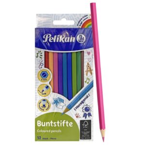 Ξυλομπογιές Pelikan σετ=12 Χρώματα JustNote 80912 - (1ΣΕΤ) - (60-892)
