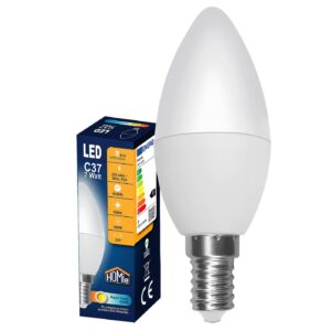 Λάμπα LED C37 Ε14 Θερμό Λευκό 7W Homie 108534 - (1ΤΕΜ) - (88-514)