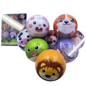 Μπαλάκι Καουτσούκ Ζωάκια ø6,5cm ToyMarkt 913668 - (12ΤΕΜ) - (71-3648)