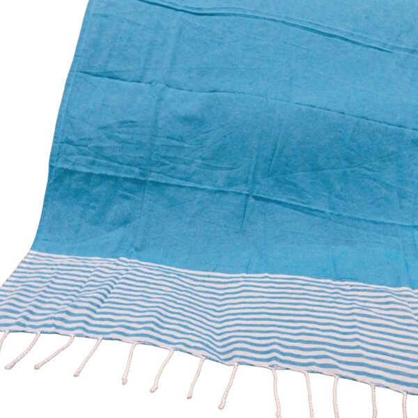 Πετσέτα Θαλάσσης Pestemal Λεπτές Ρίγες ~280g 90x180cm SummerTiempo 622965 - Γαλάζιο - (1ΤΕΜ) - (42-2945)
