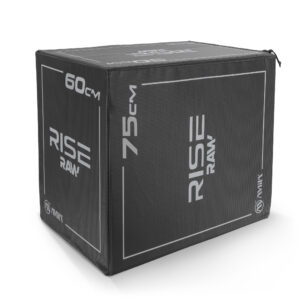 Πλειομετρικό Κουτί Plyo Box Raw Rise 50x60x75 cm - Μαύρο 95147