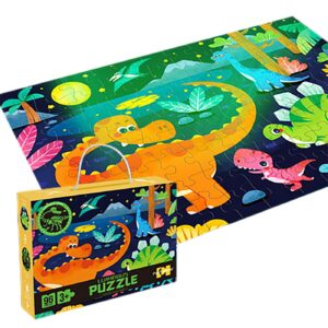 Παζλ 96 τεμ Δεινόσαροι. Φωσφορίζει 26x19,5x6cm ToyMarkt 891930 - (1ΤΕΜ) - (69-1910)