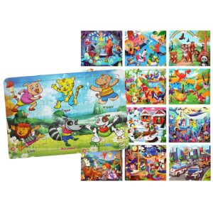 Παζλ Ξύλινο 60 τεμ Ζωάκια 30x22,5xcm ToyMarkt 891932 - (1ΤΕΜ) - (69-1912)
