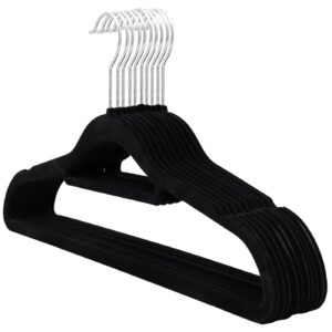 Κρεμάστρα Βελουτέ 41x21cm Homie 1011061 - Μαύρο - (10ΤΕΜ) - (81-1041)