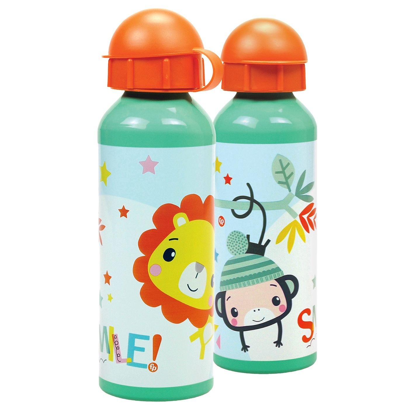 Παγούρι Αλουμινίου Smile Fisher Price 520ml 21x6,5cm 520ml JustNote 703685 - (1ΤΕΜ) - (50-3665)
