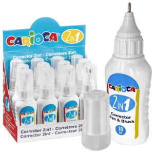 Διορθωτικό Carioca 2 σε 1 10ml JustNote 703688 - (12ΤΕΜ) - (50-3668)